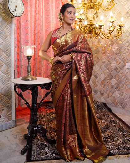 Pure Brocade Kanchipuram Silk Saree