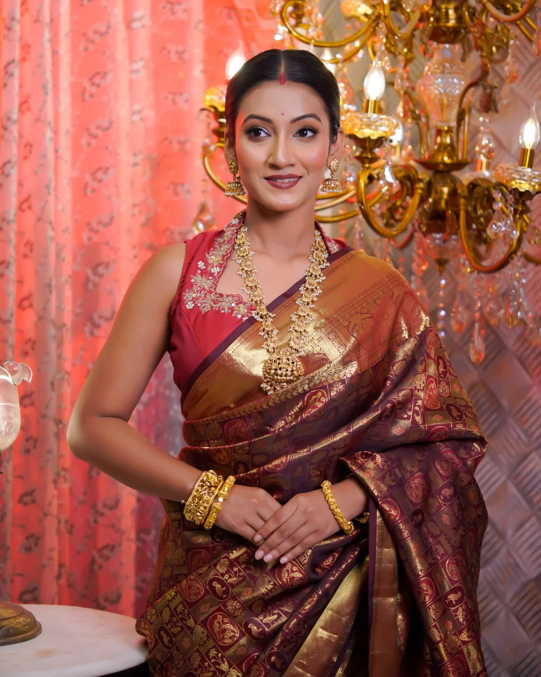 Pure Brocade Kanchipuram Silk Saree