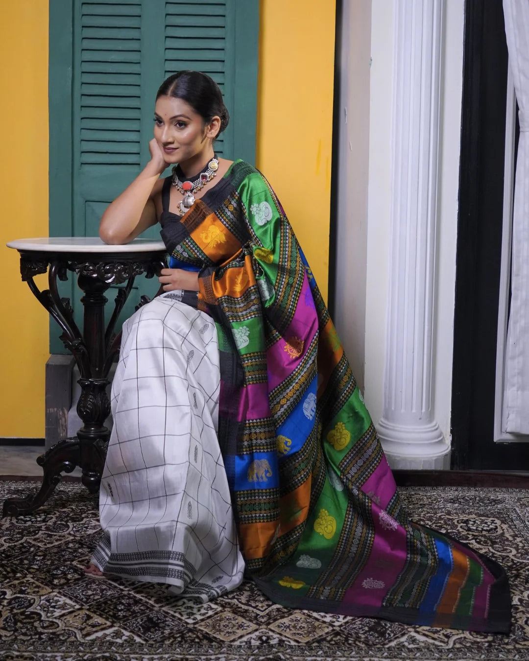 Pure Silk Handloom Berhampuri Saree