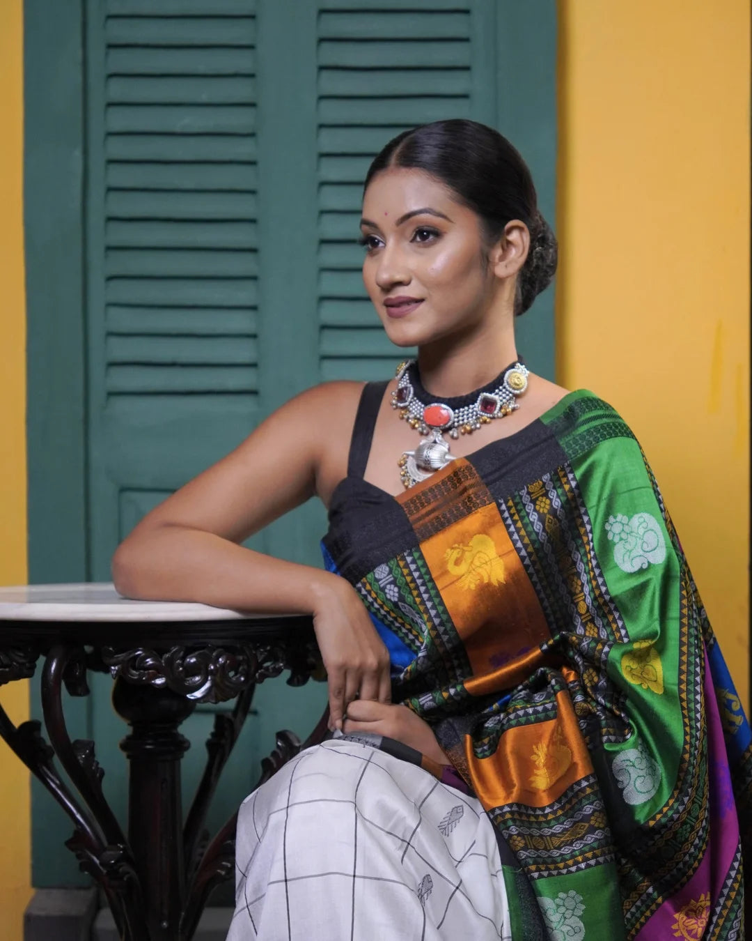 Pure Silk Handloom Berhampuri Saree
