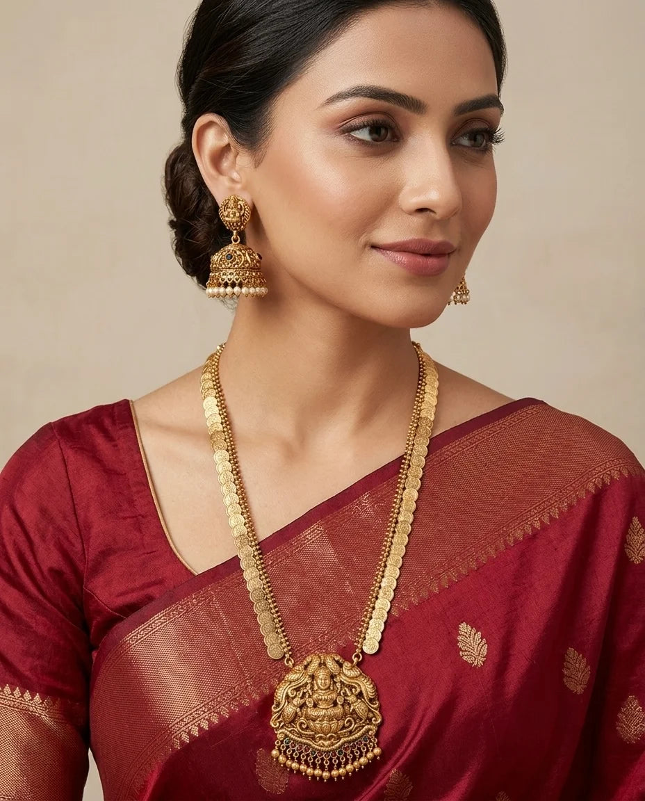 Allankar Coin Pendant Necklace